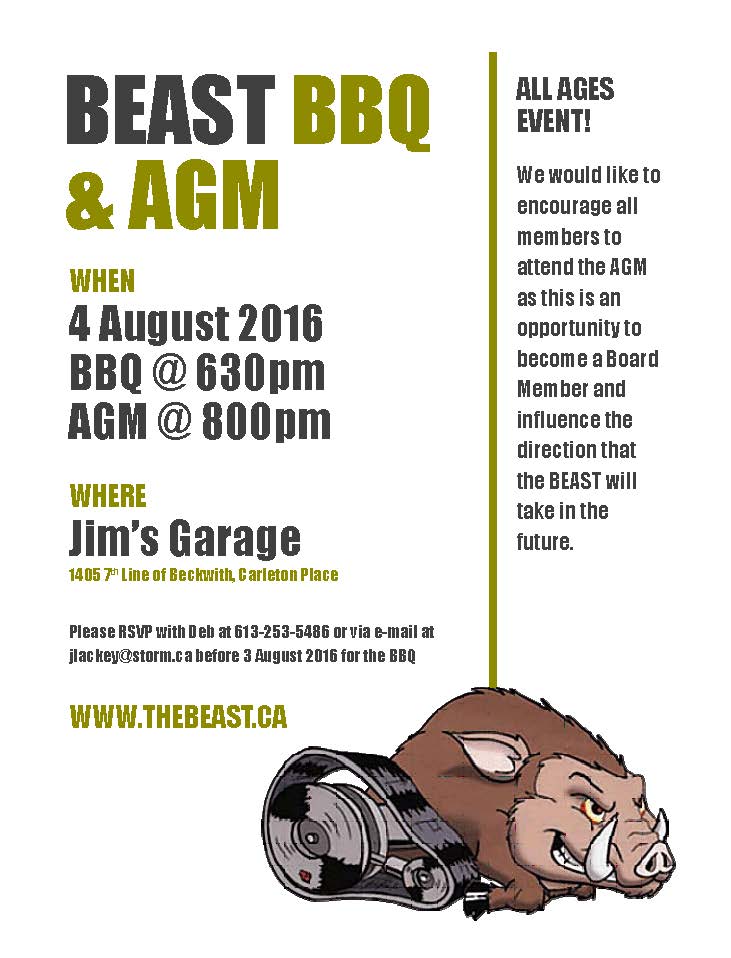 BEAST BBQ AGM 2016